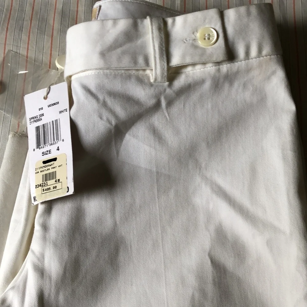 Michael Kors brand new gorgeous white pants made in Italy, perfect for summer - Picture 5 of 10